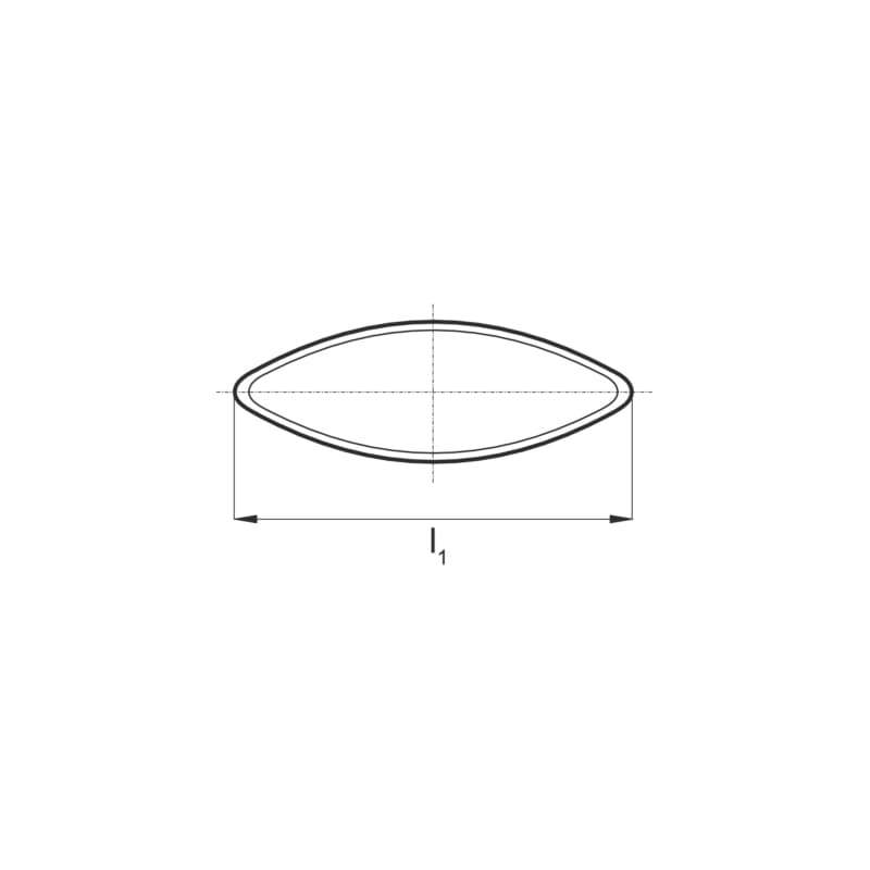 Ecrou pour poignée courbe Laiton, conception sophistiquée - 3