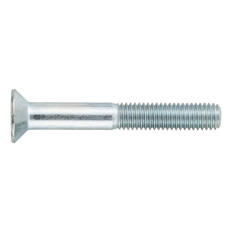 Countersunk screw with hexagon socket head ISO 10642, steel 8.8, zinc-plated, blue passivated (A2K) - SCR-ISO10642-08.8-HS10-(A2K)-M16X100