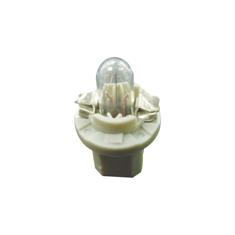 Plastic socket bulb 24V 1.2W BX8.5d - BULB-WHITEGREY-BX8,5D-24V-1,2W