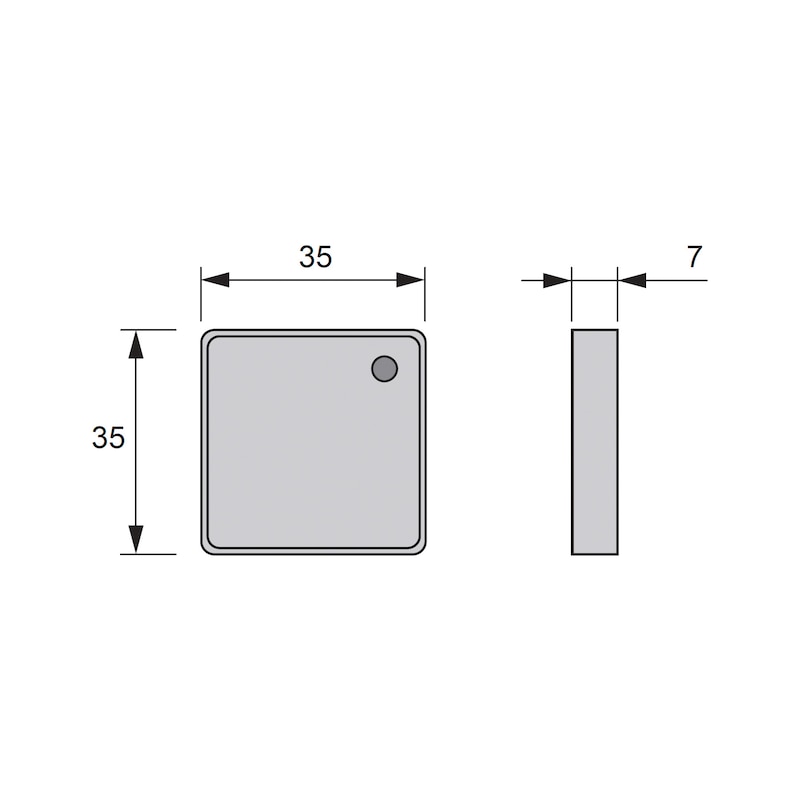 Capacitive sensor switch For invisible installation behind wood or glass - 2