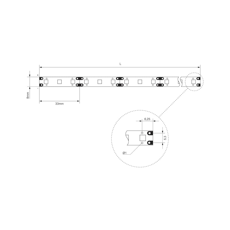 LED-Lichtband FLB-12-4 zum Aufkleben - 2