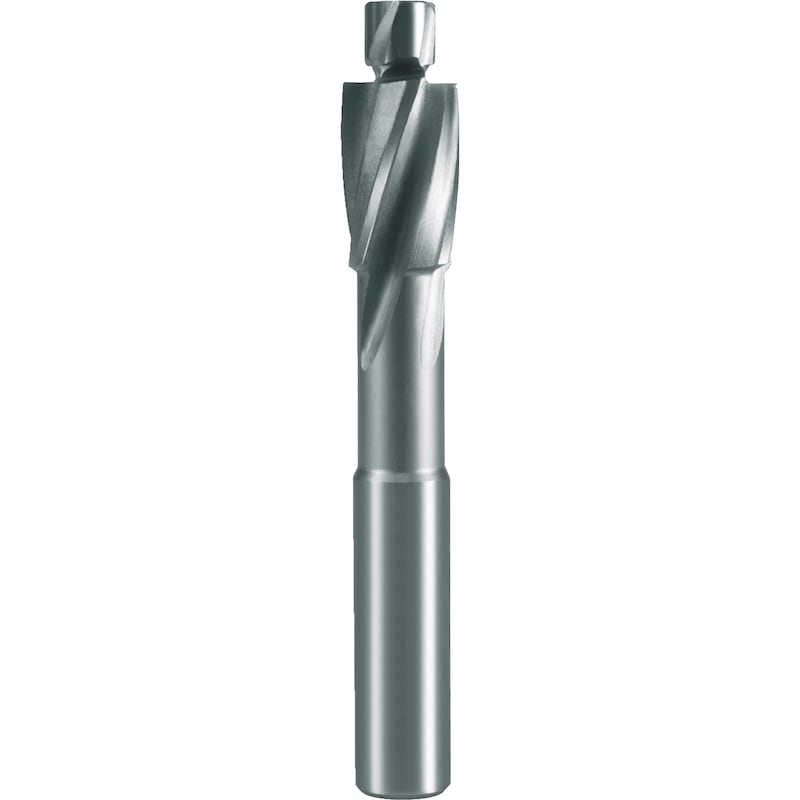 Counterbore Ruko HSS plain DIN 373 with straight shank and fixed pilot, quality grade: fine for through holes