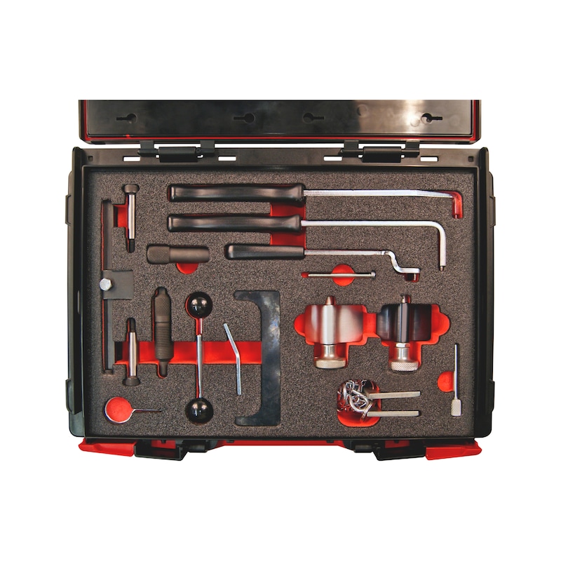 Kit d'outils de calage adapté aux moteurs du groupe VW 1.2 - 1.4 - 1.7 - 1.9 - 2.0 - 2.5, diesel - KIT CAL DIS VW1.2-1.4-1.7-1.9-2.0-2.5D