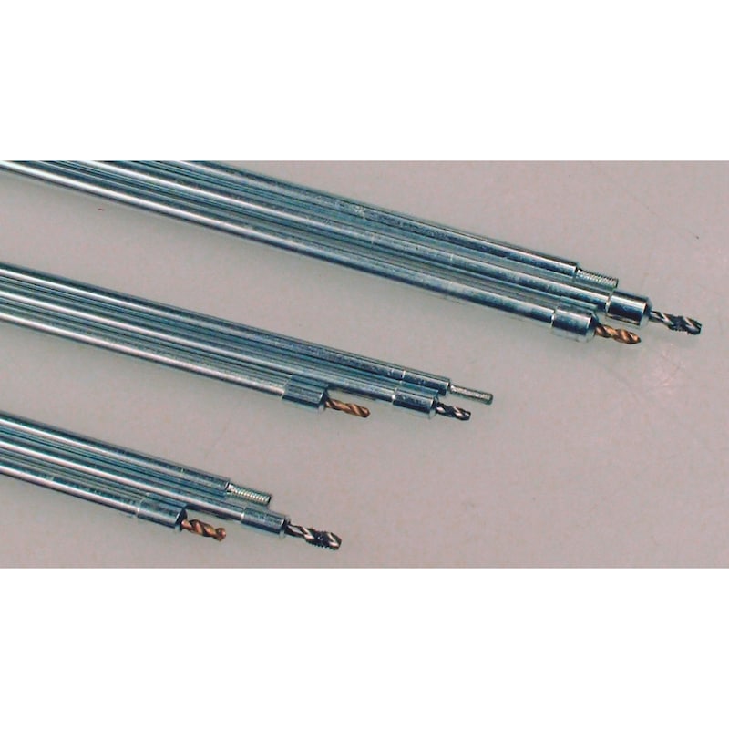 Kit per estrazione punta elettrodo candelette M8x1-M9x1-M10x1-M10x1,25 14 pz - 11