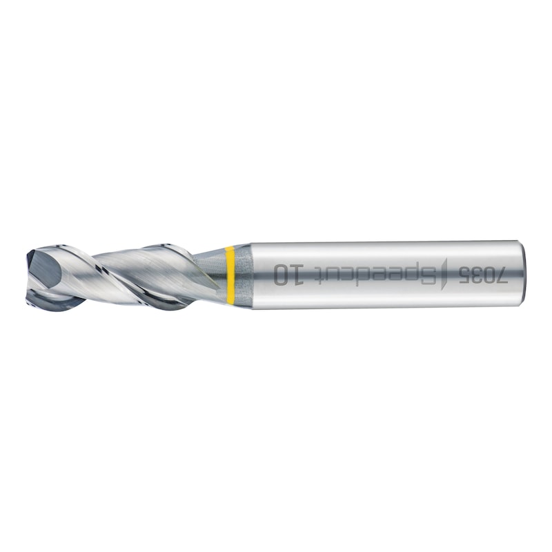 SC Speedcut aluminium end mill, long, optional, twin blade, variable helix DIN 6527L, HA shank - 1