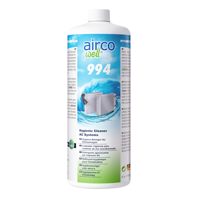 airco well® 994 hygienic cleaner for air-conditioning units - HYGCLN-A/C-AIRCOWELL-994-1LTR