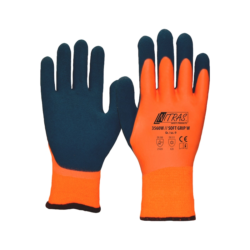 Protective glove, winter Nitras Soft Grip W 3560W