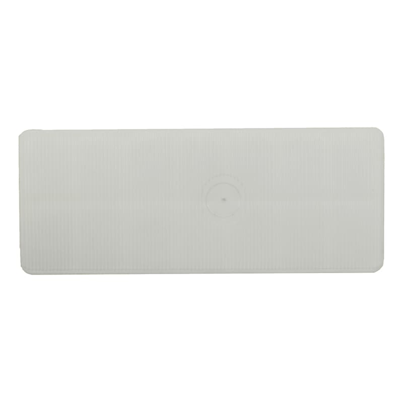 Glazing block With slip protection - GLZNGPCKR-WHITE-100X40X3