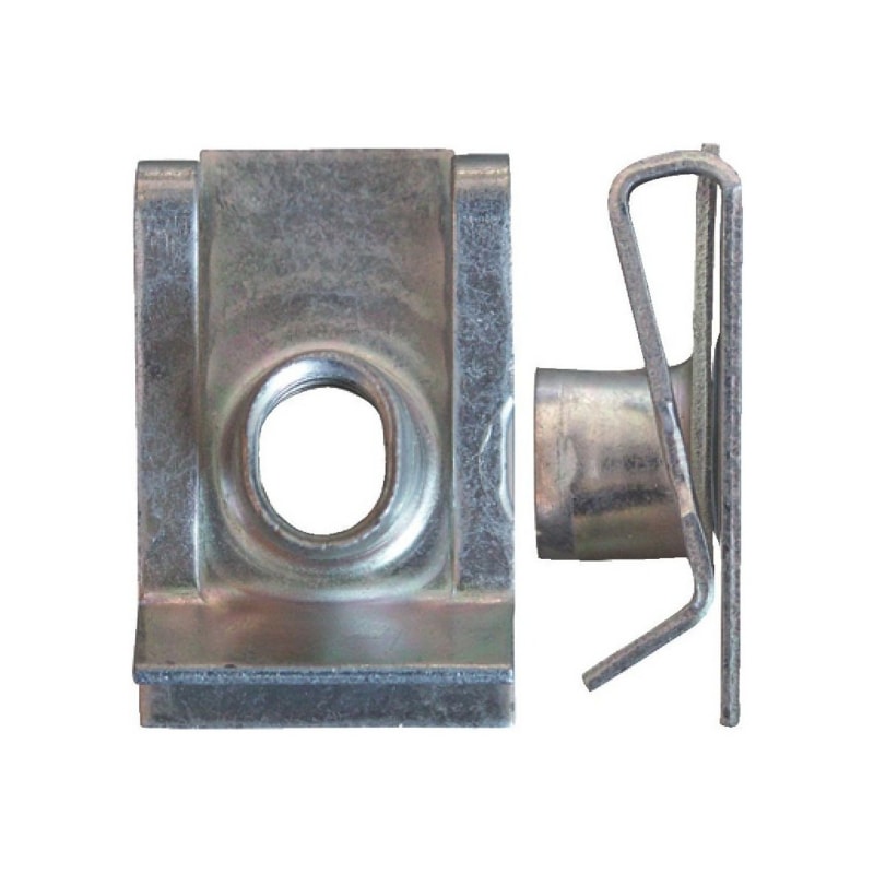 Sheet metal nut, type 6 With threaded shank - for challenging connections - NUT-SHTMET-FORD-(ZN)-M8