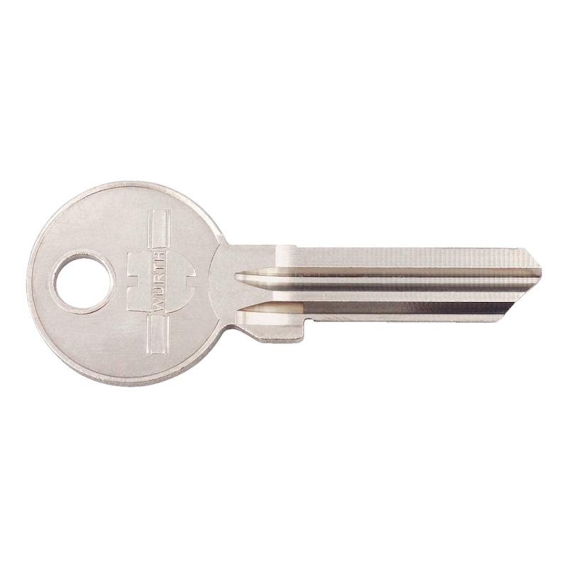 Schlüsselrohling für Lagerzylinder NP 5 Stiftig - ZB-SCHLUESSELROHLING-PRFLZYL-NP-LGRZYL