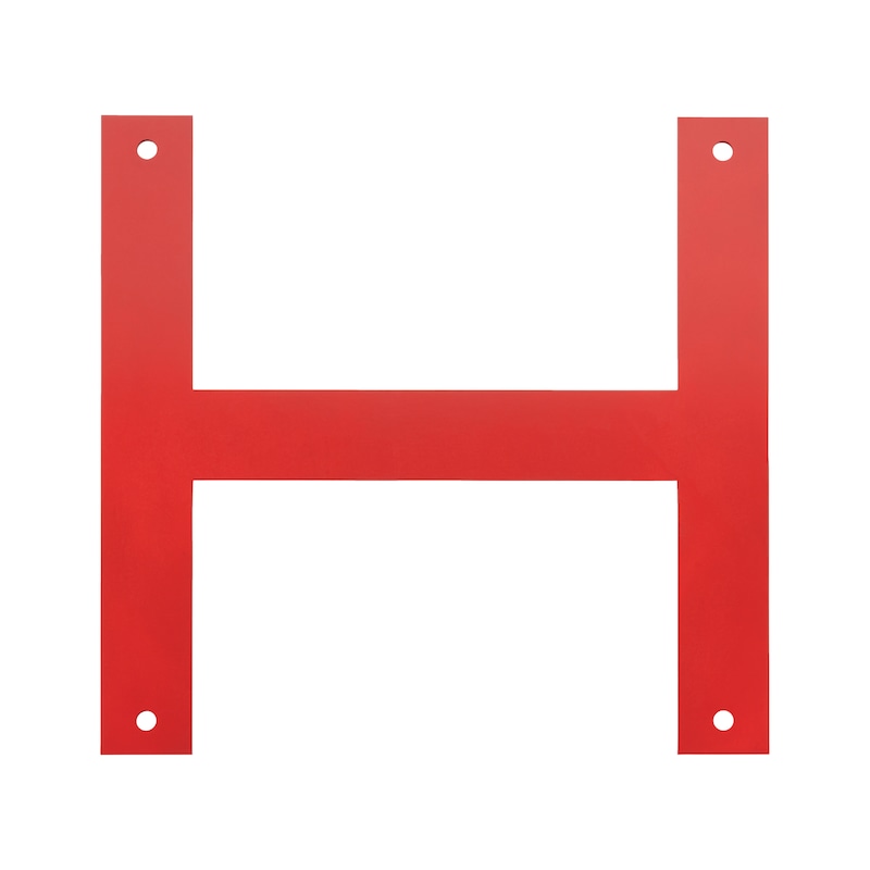 H-Konsole für die Laibungsbefestigung