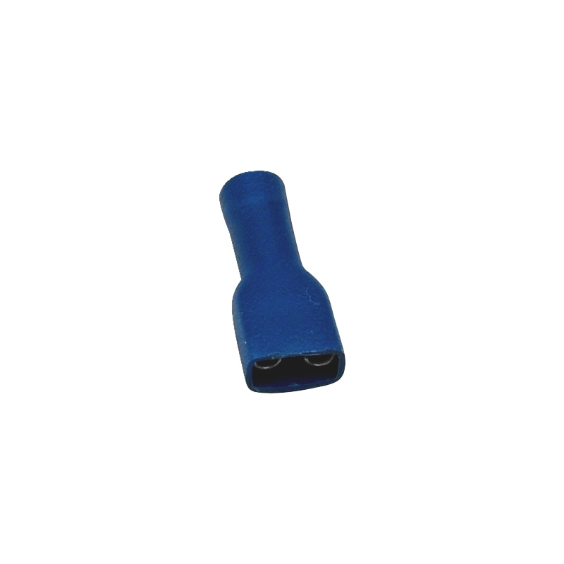 Flachsteckhülse PVC vollisoliert, easy entry - FLSTEHUE-VOLLISOLIERT-BLAU-905-L6,3MM