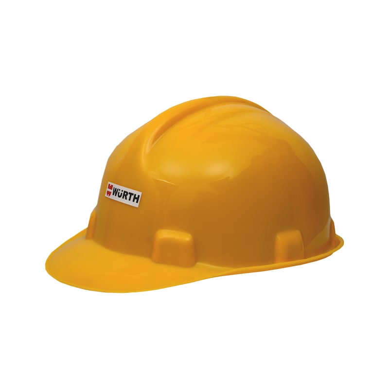 Safety Helmet HDPE 6-point with Strap - HARDHAT-6POINT-STRAP - YELLOW