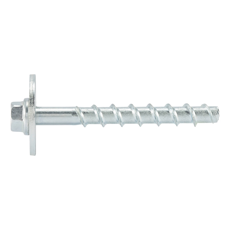 Concrete screw with hexagon head and large disc W-BS/S - 1