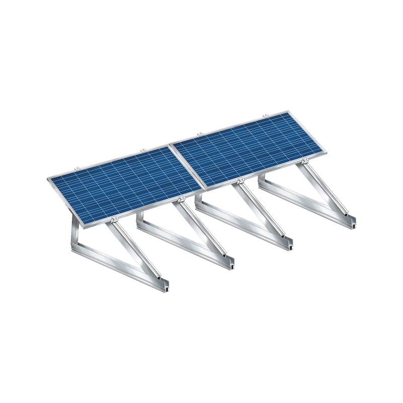 Triangolo solar per creare una certa inclinazione dei pannelli fotovoltaici su superfici piane - 8