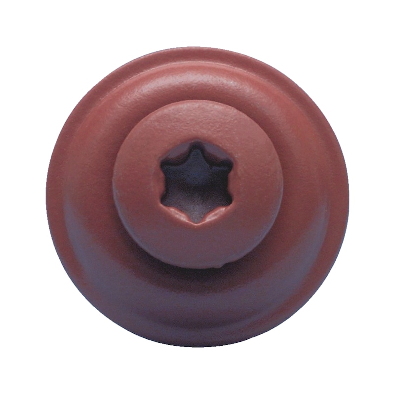 Plumber's sealing screw, colour - SCR-WSH15-A2-AW20-R8004-COPBRWN-4,5X45