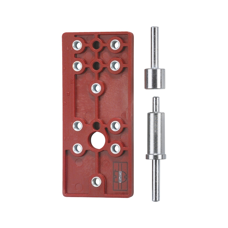 Drilling jig  For nylon door handle - 1