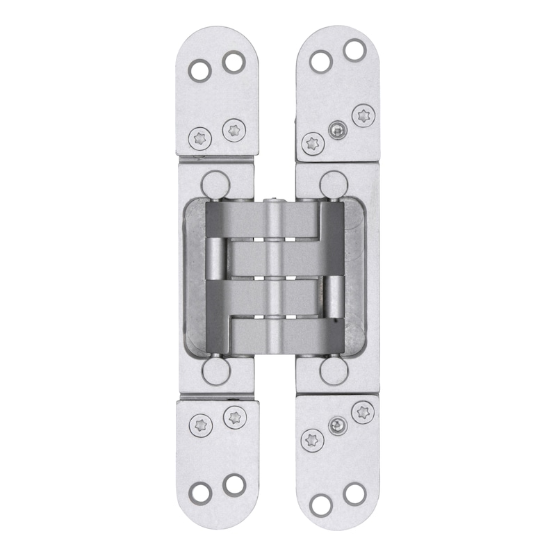VLB 60 3D door hinge - RECESHNGE-VLB60-3D-HINGE-F1/SILVER