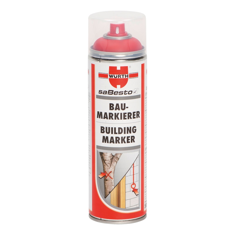 Marker budowlany - MARKER BUDOWLANY CZERWONY 500ML