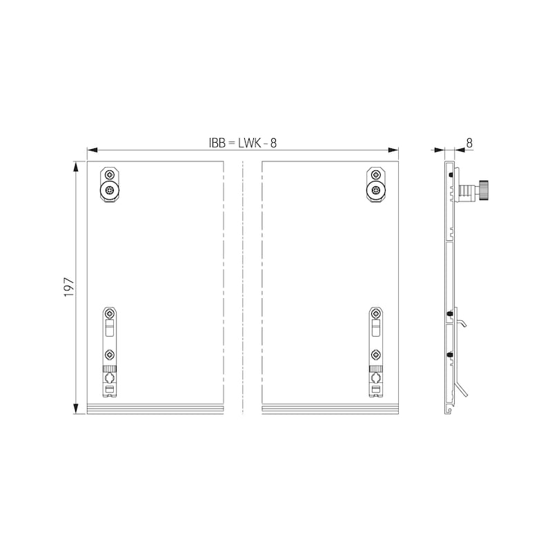 F8 inset panel kit for Nova Pro Scala H186 - 5