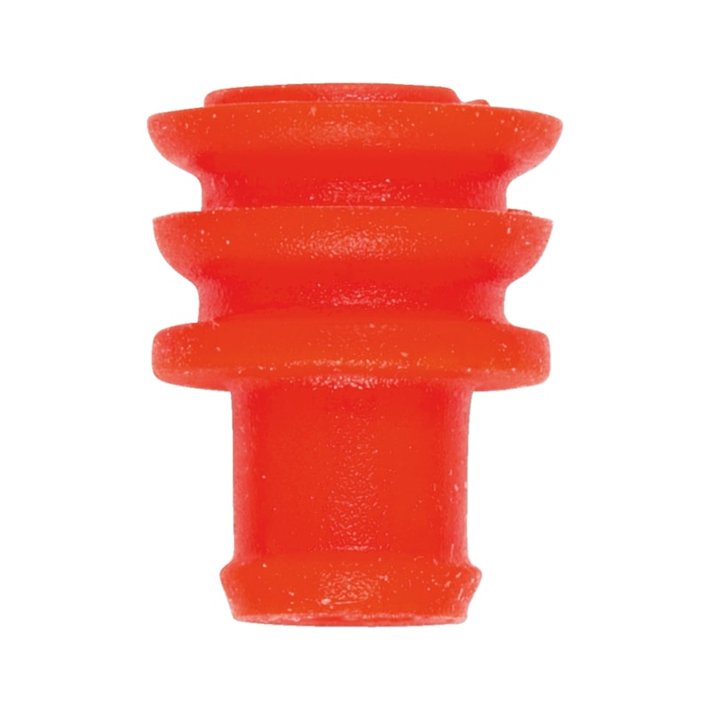 Sealing stoppers For watertight plug housing - SEAL-F.PLGHSNG-RED-D3,4MM