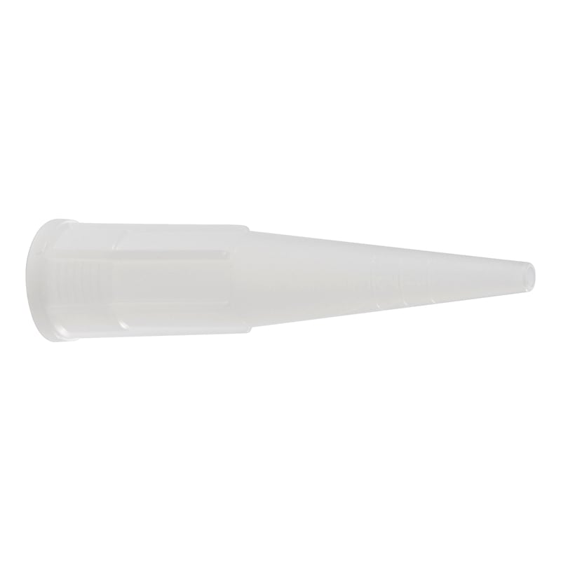 Standard application nozzle for 300 ml and 310 ml metal cartridges - AY-PLASTICNOZZLE-STRUCADH-CLEAR