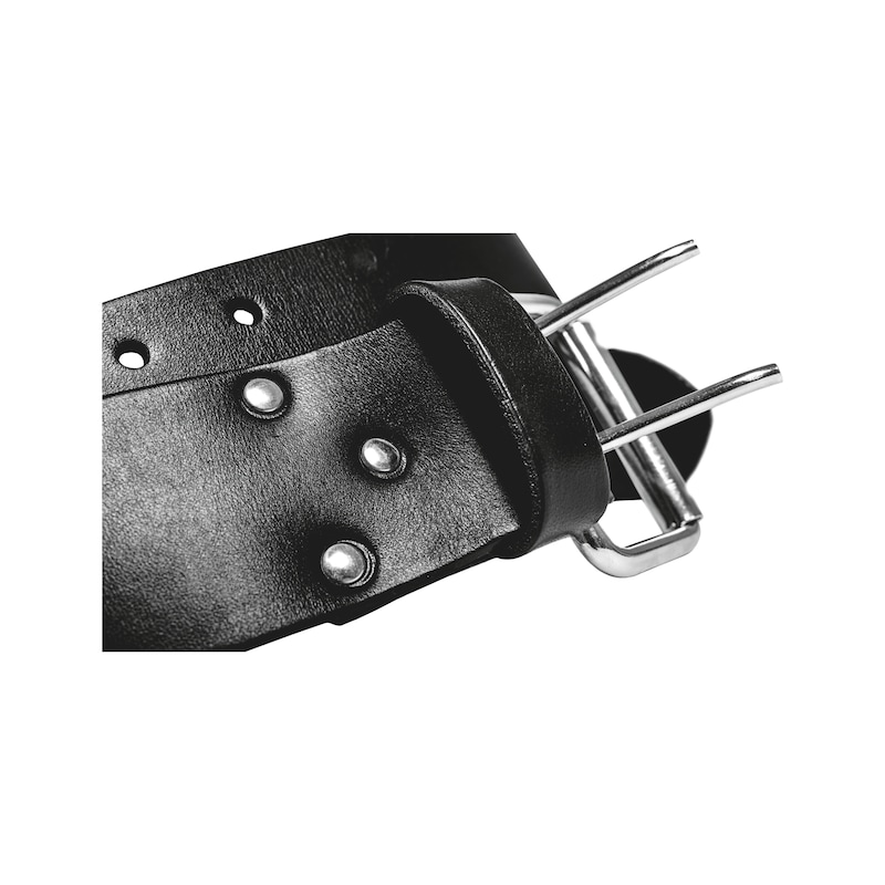 Ledergürtel mit Doppeldornschnalle aus Metall - LEDERGUERT-(800-1200MM)-1330X50MM