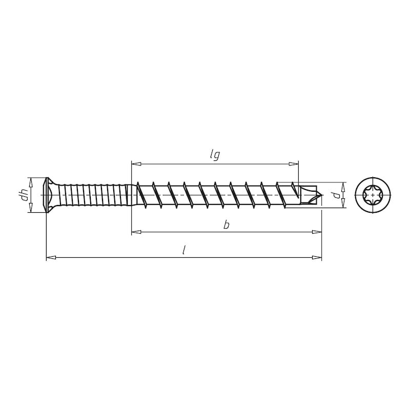 ASSY<SUP>®</SUP>plus A4 Decking construction screw - 2