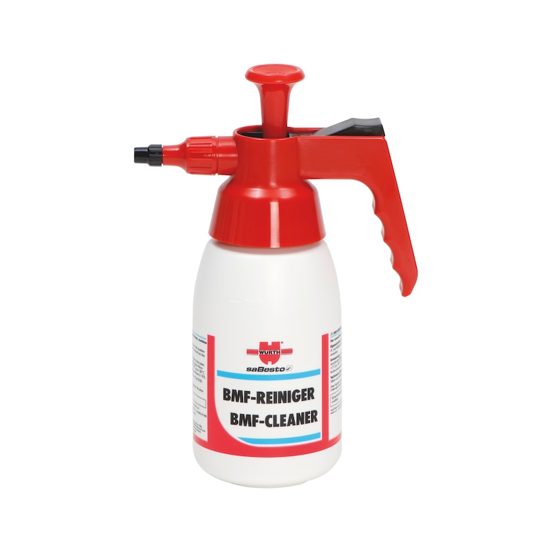 Product-specific pressure sprayer, unfilled - PMPSPRBTL-EMPTY-(BMF-CLEANER)-1LTR