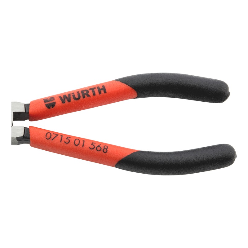 Snipe nose pliers DIN ISO 5745 - SNPNOSEPLRS-BLACK/RED-L200MM