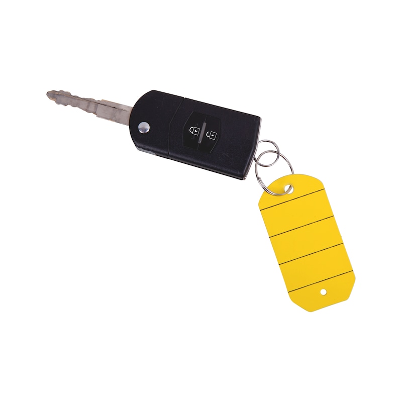 Etiquettes de clés avec anneaux - ETIQUETTES DE CLÉS AVEC ANNEAUX BLEU