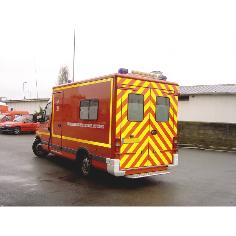 Bande réfléchissante véhicule Sapeurs-Pompiers 50m ORAFOL. : achetez au  meilleur prix sur Proteclight