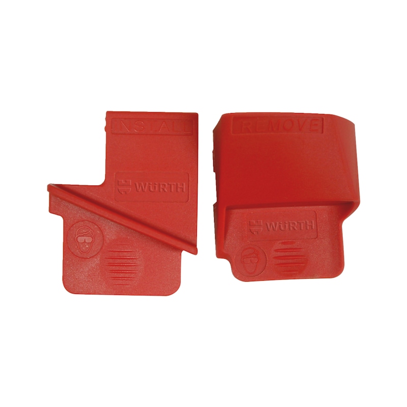 Universal rubber belt fitting/removal kit