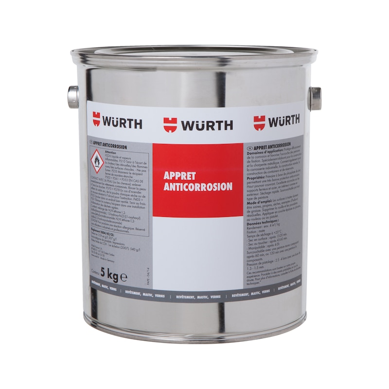 Apprêt anti-corrosion mono composant - APPRET ANTI CORROSION ROUGE BRUN 5 K