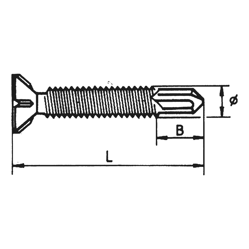 Drilling screws for PVC window - 2