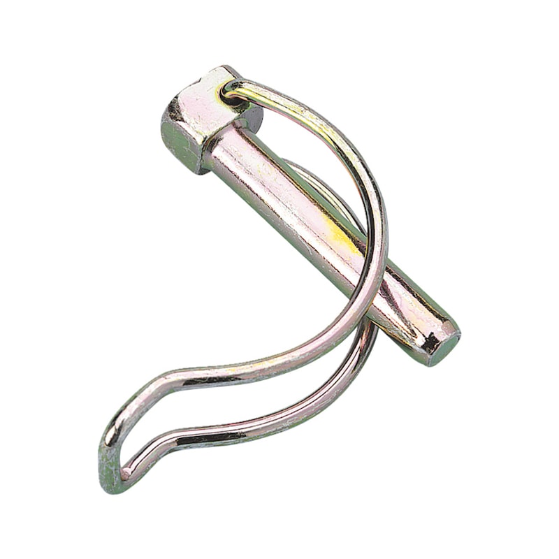 Goupille clips  "demi-lune" - GOUPIL.CLIPS "DEMI-LUNE"AC.SIL 8X45