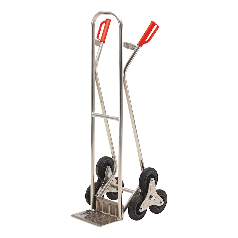 Carrello Pieghevole Per Scale Con Ruote Silenziose | Alluminio Portata 75kg | Borsa Impermeabile Inclusa
