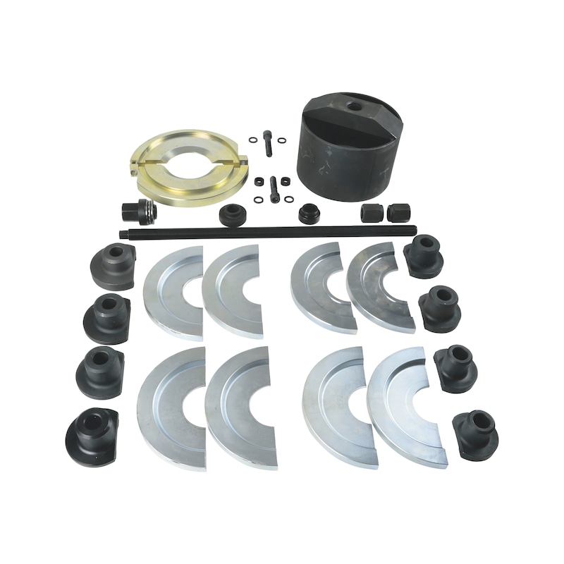 Kit principal universel d'outils de dépose de roulement de roue pour unités de moyeu de roulement compactes, mécanique 34 pièces - 4