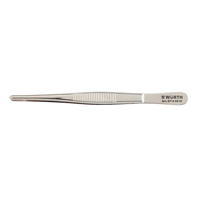 Mounting tweezers X-cut, rounded tips - 4