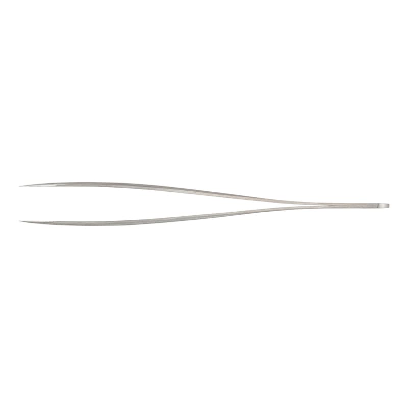 Precision gripping pincers straight tips, extra-narrow - 1