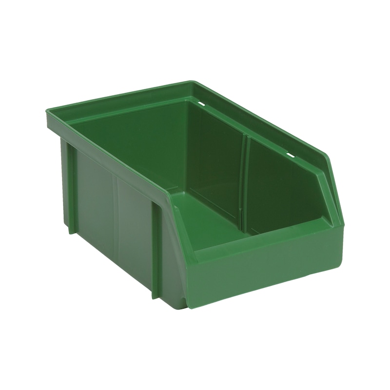 Boîte de stockage pour consommables et petites pièces - BAC-PLASTIQUE-TAILLE4-VERT