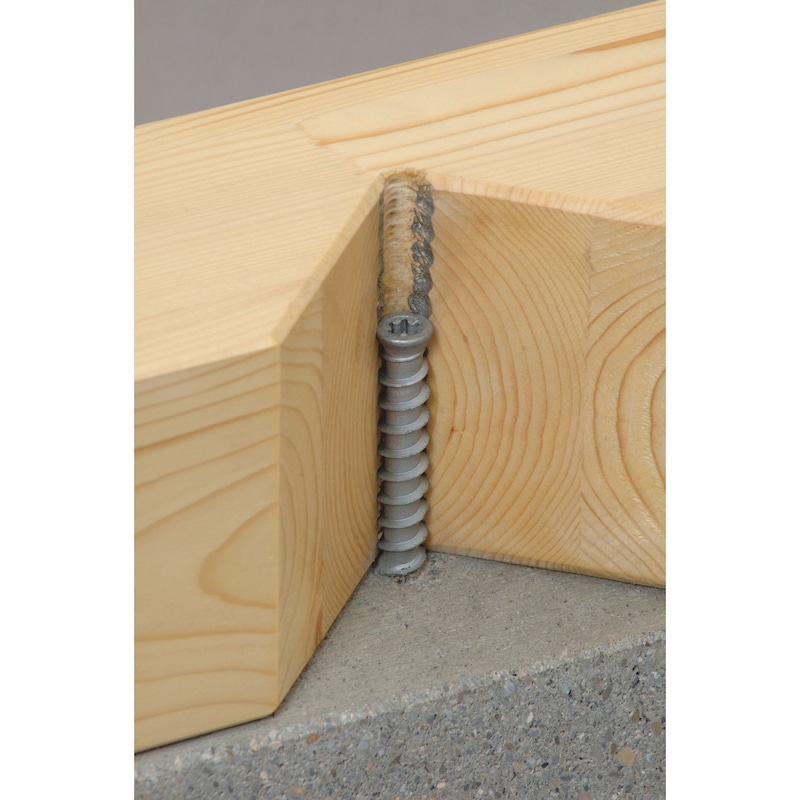 Concrete screw anchor W-SA TC, Timber Connect - ANC-(W-SA TC)-T50-(DPS)-80/300-12X160