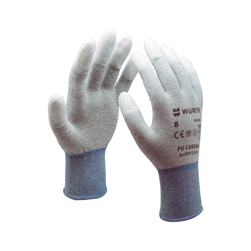 Protective glove PU carbon - 2