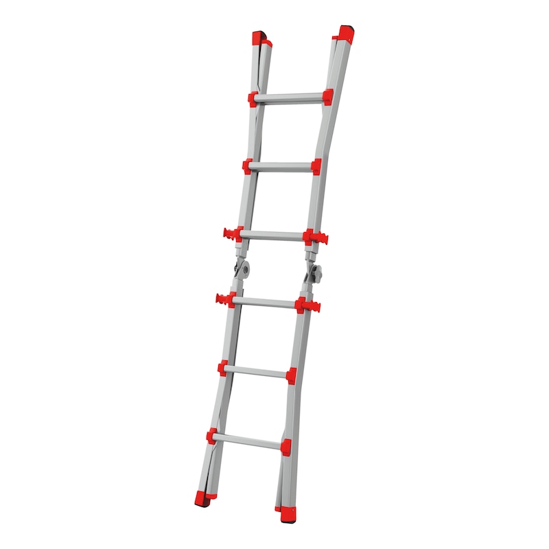 Professional aluminium telescopic ladder - TELELDR-PROFI-ALU-4X3RUNGS