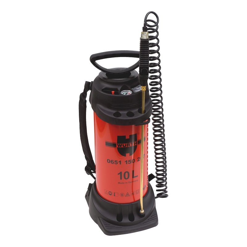 Formwork release oil sprayer With corrosion-resistant, polyester-coated steel container - PRESSPRR-OIL-6BAR-10LTR