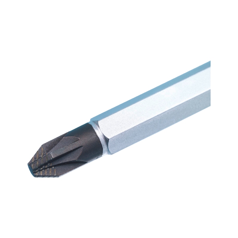 PZ laser tip screwdriver With hexagon shank and hex bolster - SCRDRIV-PZ1X80-LASERTIP