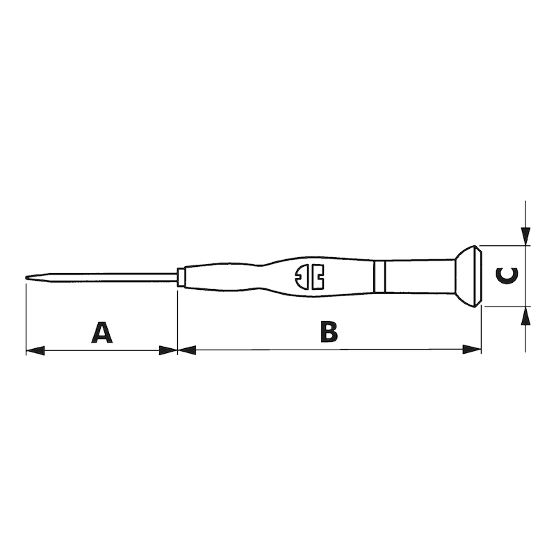 VDE precision screwdriver, PH recessed head - 2