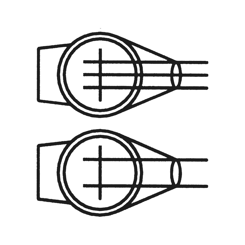 Connecteurs de télécommunication Pour conducteurs en cuivre monofil - CONNECTEUR BASSE TENSION 3 ENTREES R