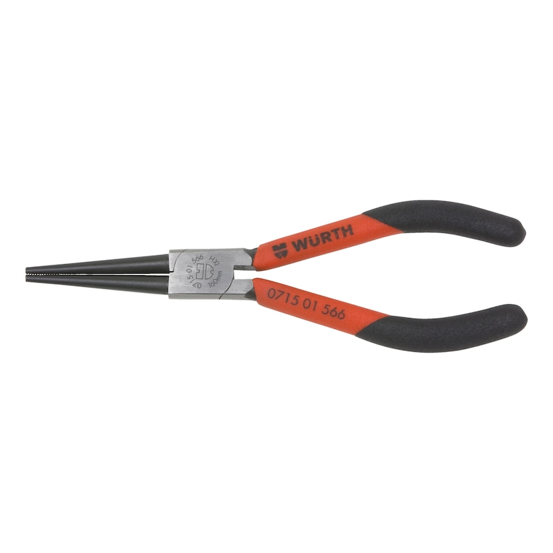 Round nose pliers DIN ISO 5745 - RDPLRS-(LONG-JAWS)-BLACK/RED-L160MM