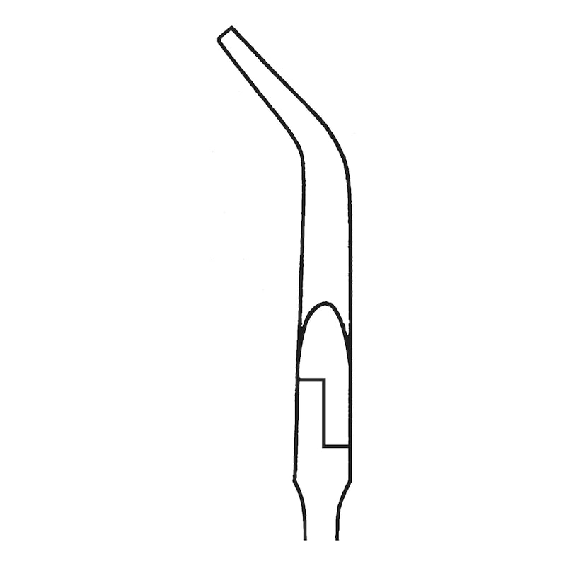 Snipe nose pliers DIN ISO 5745 - SNPNOSEPLRS-BT-L200MM